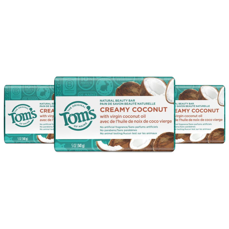 Tom's of Maine Natural Beauty Bar Soap, Creamy Coconut, 5oz
