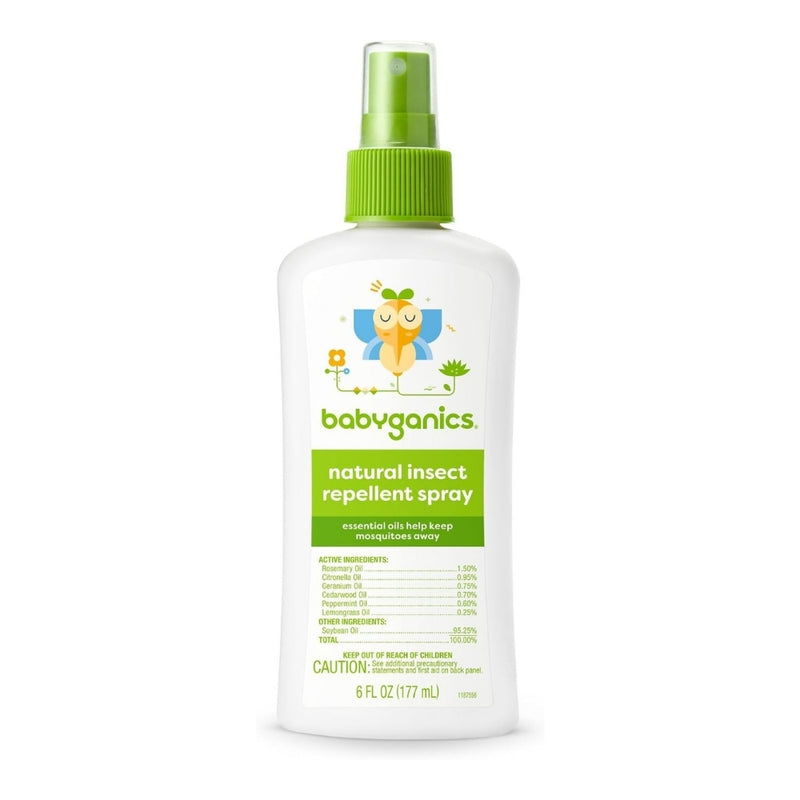 Babyganics Natural Insect Repellent Spray, 6 oz
