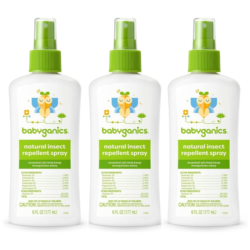 Babyganics Natural Insect Repellent Spray, 6 oz