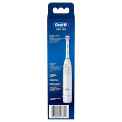 Oral-B Pro 100 3D White Battery Powered Electric Toothbrush