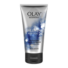 Olay Regenerist Hyaluronic + Peptide 24 Facial Cleanser, Fragrance-Free, 5oz