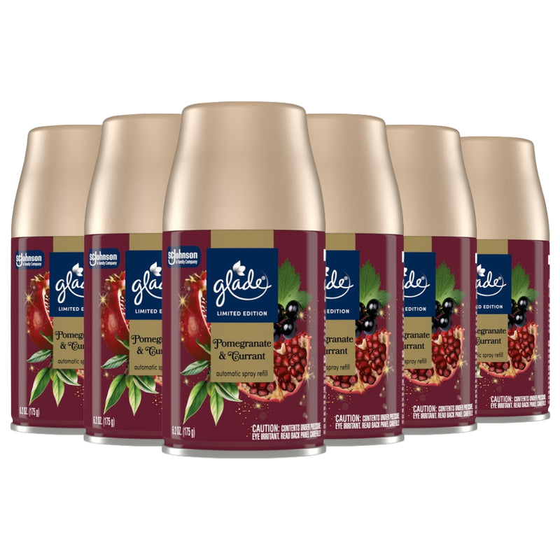 Glade Automatic Spray Refill, Pomegranate & Currant, 6.2oz