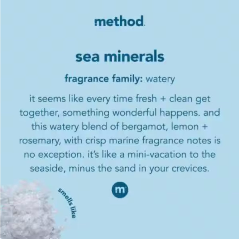 Method Foaming Hand Wash Refill, Sea Minerals, 28oz