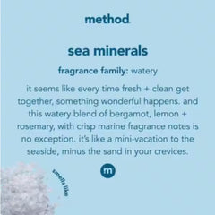 Method Foaming Hand Wash Refill, Sea Minerals, 28oz