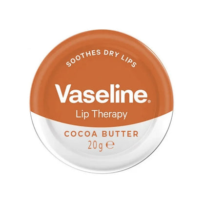 Vaseline Lip Therapy Lip Balm Tin, Cocoa Butter, 0.7 oz (20g)