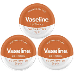 Vaseline Lip Therapy Lip Balm Tin, Cocoa Butter, 0.7oz (20g)