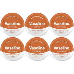 Vaseline Lip Therapy Lip Balm Tin, Cocoa Butter, 0.7oz (20g)