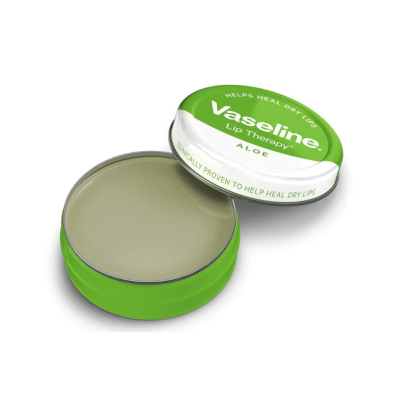 Vaseline Lip Therapy Lip Balm Tin, Aloe, 0.7oz (20g)