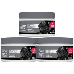 Dove Men+Care Holiday Edition Body & Face Scrub, Lump O' Charcoal, 3.5oz