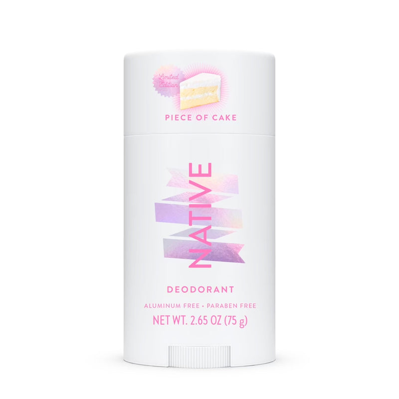 Native Deodorant Stick, Piece of Cake, 2.65oz