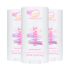 Native Deodorant Stick, Piece of Cake, 2.65oz