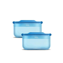 Ziploc Endurables Small Pouch, Reusable Silicone Bags, 8oz, 2 Count