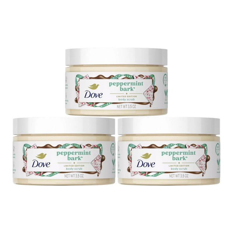 Dove Limited Edition Body Scrub, Peppermint Bark, 3.5oz