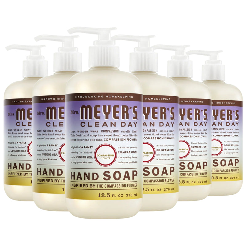 Mrs. Meyers Clean Day Liquid Hand Soap, Compassion Flower, 12.5oz