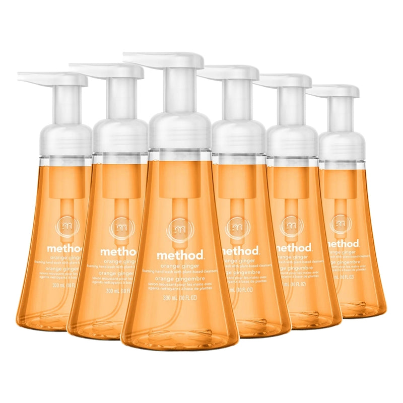 Method Foaming Hand Wash, Orange Ginger, 10oz