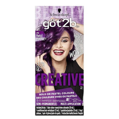 Got2b Creative Semi-Permanent Hair Color, 094 Perky Purple