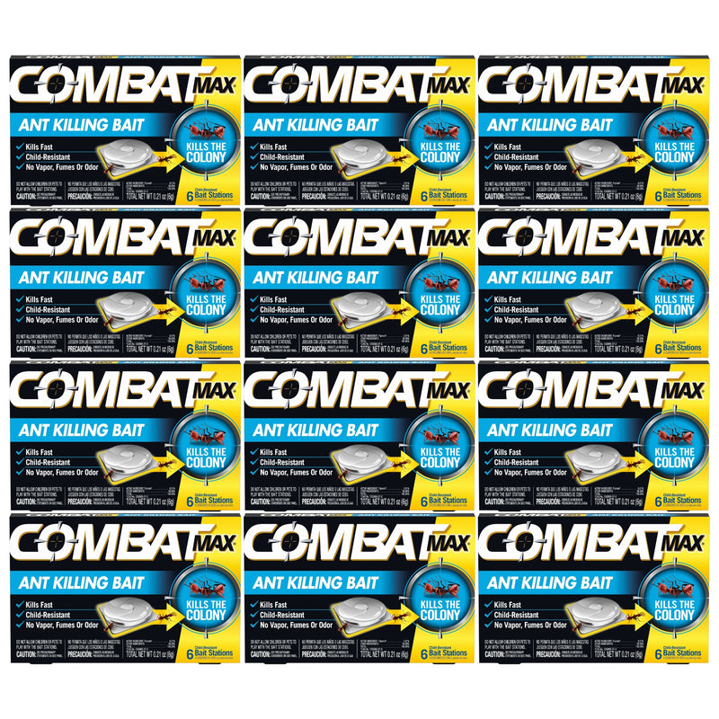 Combat Max Ant Killing Bait Stations, 6 Count