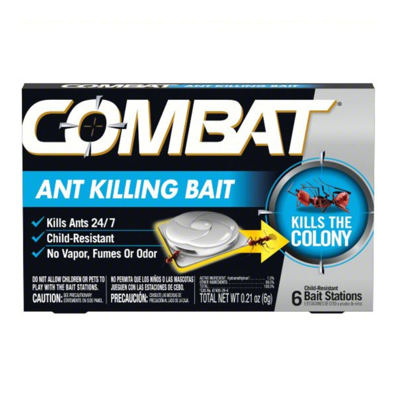 Combat Ant Killing Bait Stations, 6 Count