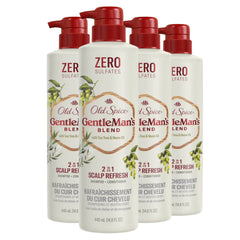 Old Spice Gentleman’s Blend 2-in-1 Scalp Refresh Shampoo + Conditioner, Tea Tree & Neem Oil, 14.8oz