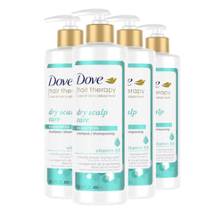 Dove Hair Therapy Dry Scalp Care Shampoo, 0% Sulfates, Vitamin B3, 13.5oz