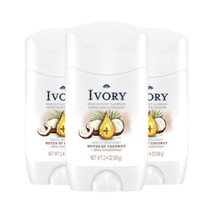 Ivory Aluminum-Free Gentle Deodorant, Notes of Coconut, 2.4oz