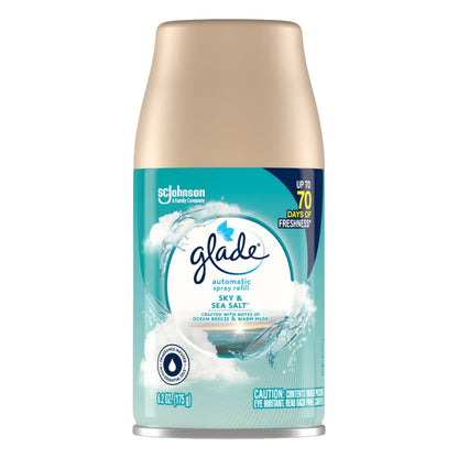 Glade Automatic Spray Refill, Sky & Sea Salt, 6.2 oz