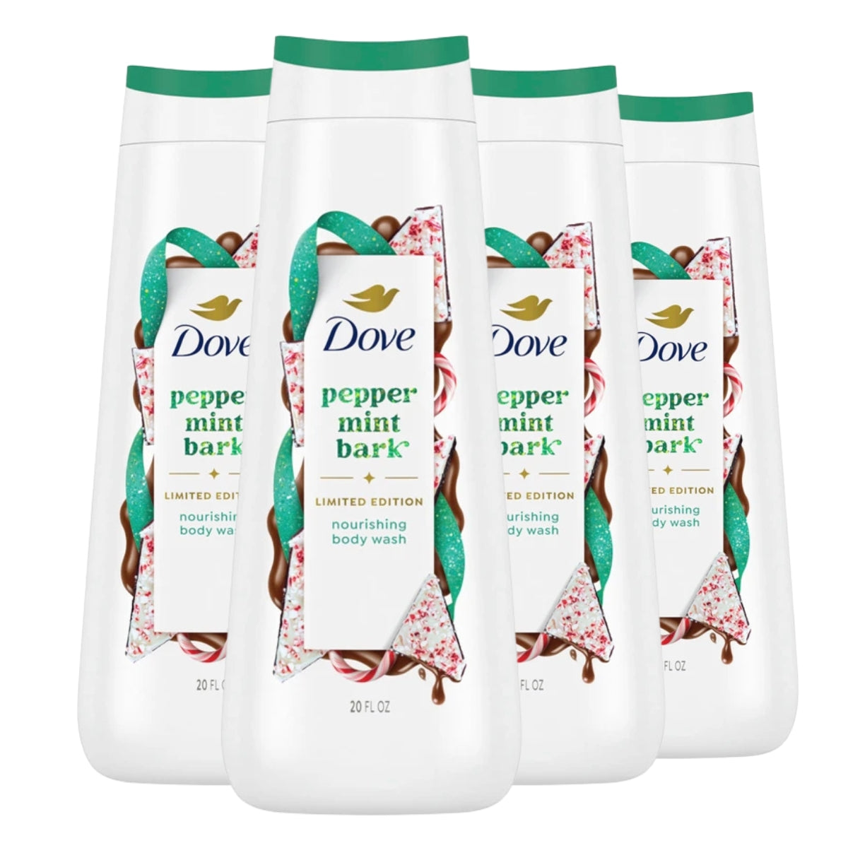 Dove Body Wash, Peppermint Bark, 20oz -