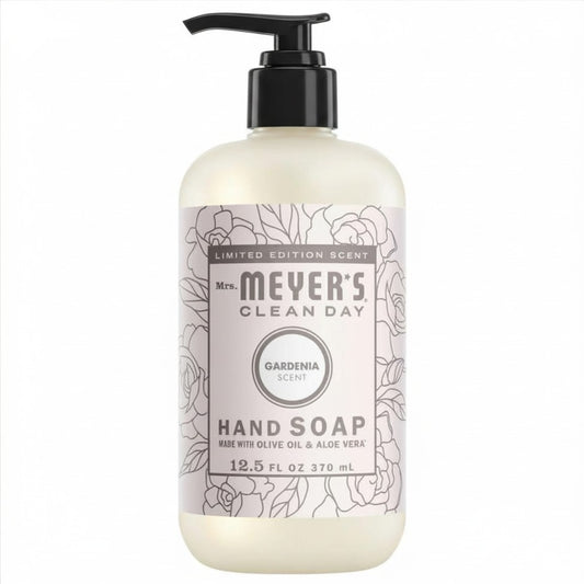 Mrs. Meyers Clean Day Liquid Hand Soap, Gardenia, 12.5oz -