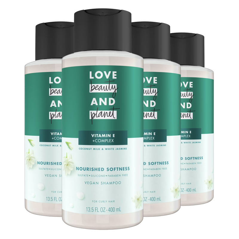Love Beauty & Planet Vegan Shampoo, Coconut Milk & White Jasmine, 13.5oz