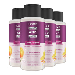 Love Beauty & Planet 5-in-1 Multi-Benefit Shampoo, Vegan Keratin & Sunkissed Mandarin, 13.5oz