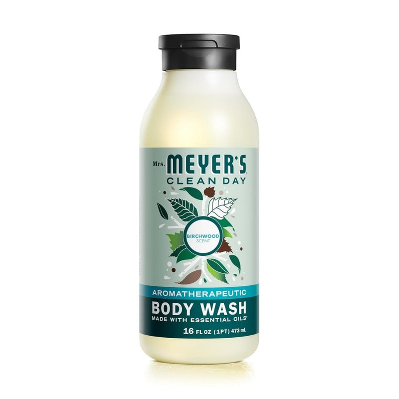 Mrs. Meyer's Clean Day Body Wash, Birchwood, 16oz