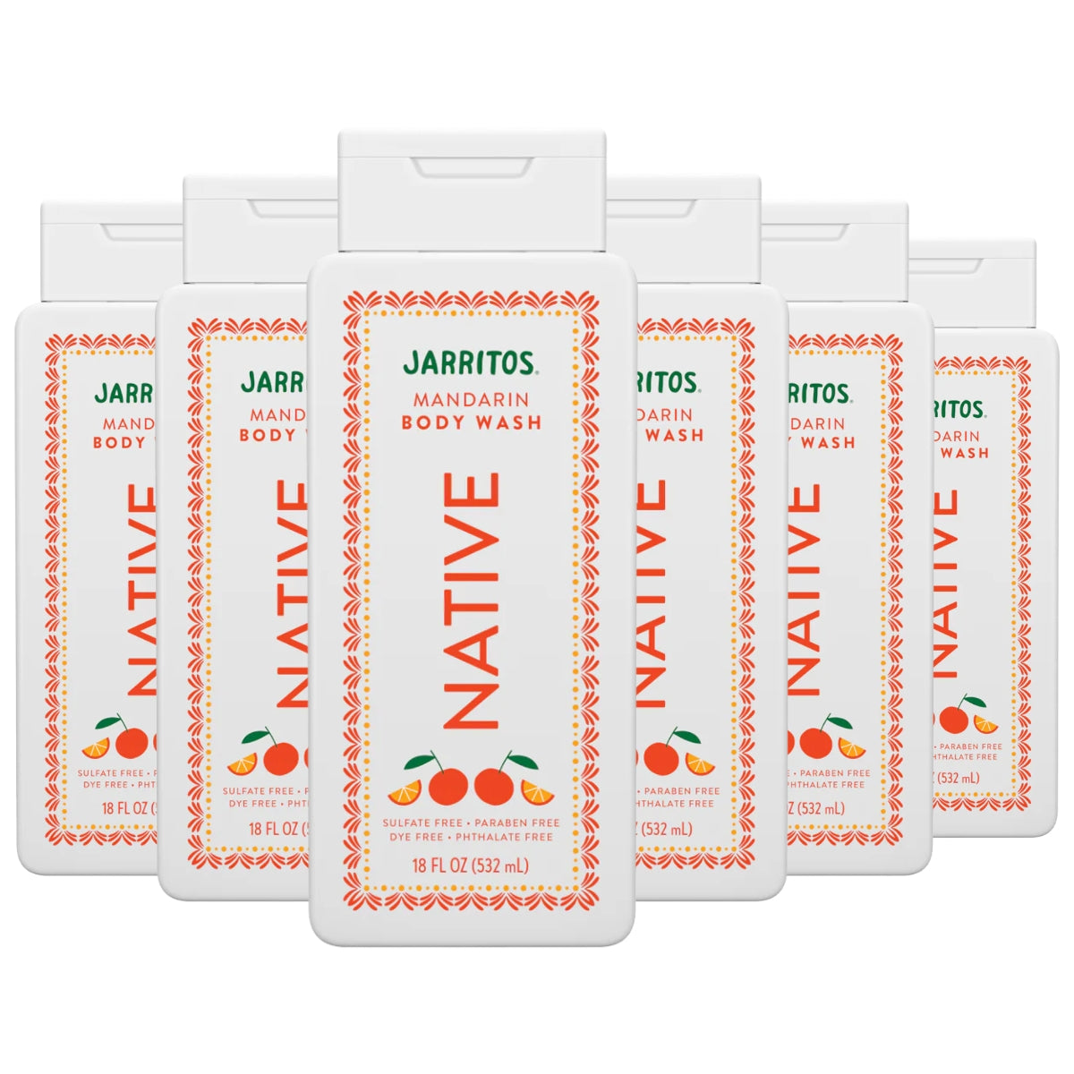 Native Body Wash, Jarritos Mandarin, 18oz -