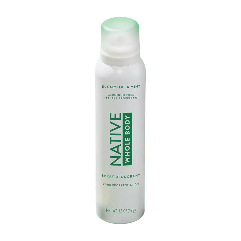 Native Whole Body Deodorant Spray, Eucalyptus & Mint, 3.5oz