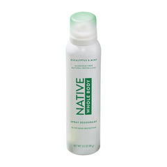 Native Whole Body Deodorant Spray, Eucalyptus & Mint, 3.5oz