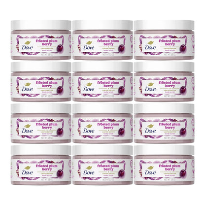 Dove Limited Edition Body Scrub, Frosted Plum Berry, 3.5oz -