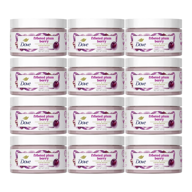 Dove Limited Edition Body Scrub, Frosted Plum Berry, 3.5oz
