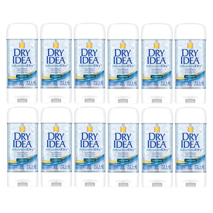 Dry Idea Advanced Dry Clear Gel Deodorant, Unscented, 3oz -
