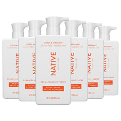 Native Brightening Facial Cleanser, Citrus & Bergamot, 12oz