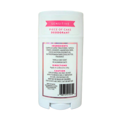 Native Sensitive Deodorant Stick, Piece of Cake, 2.65oz -