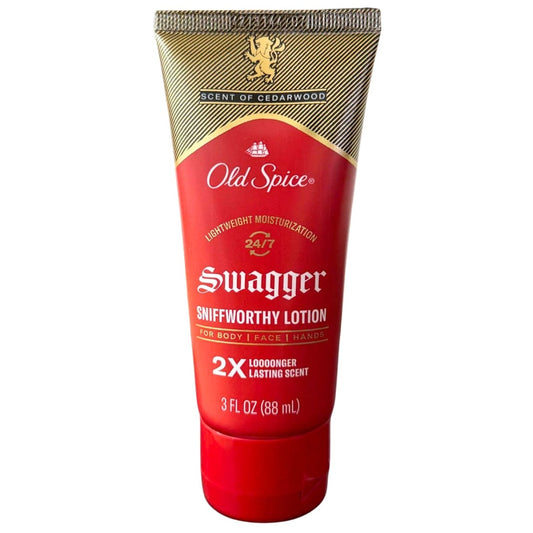 Old Spice Sniffworthy Lotion, Swagger, Cedarwood, 3oz -