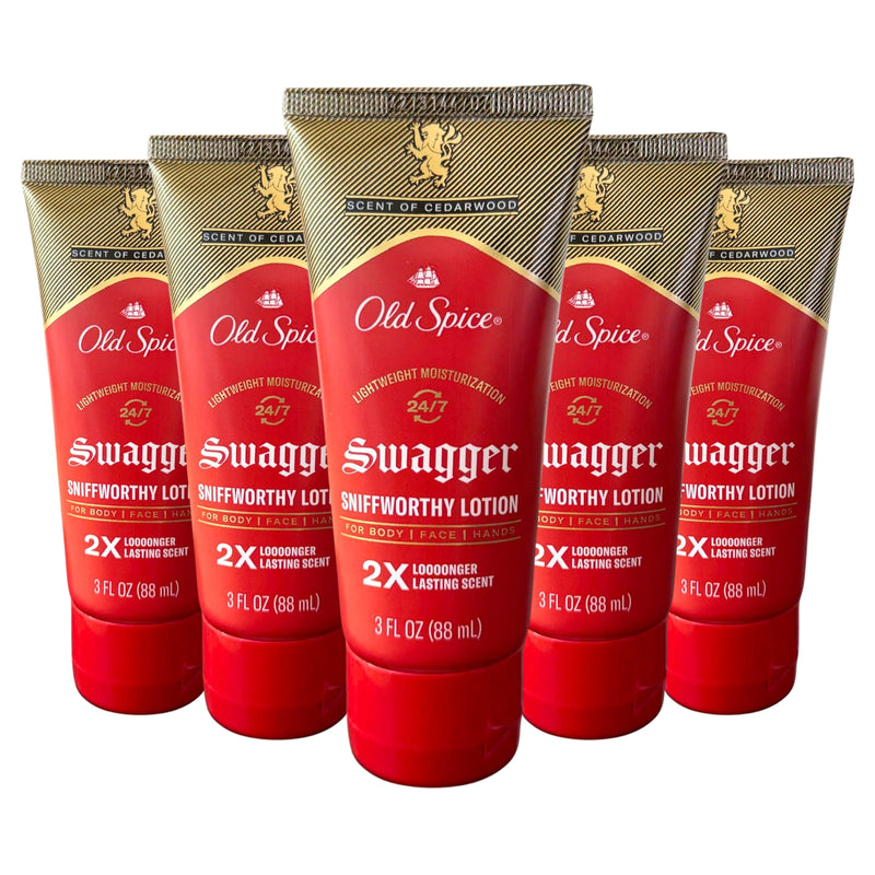 Old Spice Sniffworthy Lotion, Swagger, Cedarwood, 3oz