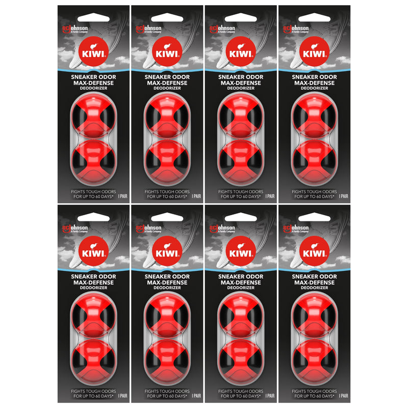 Kiwi Sneaker Odor Max-Defense Deodorizer Balls, 2 Count (1 Pair)