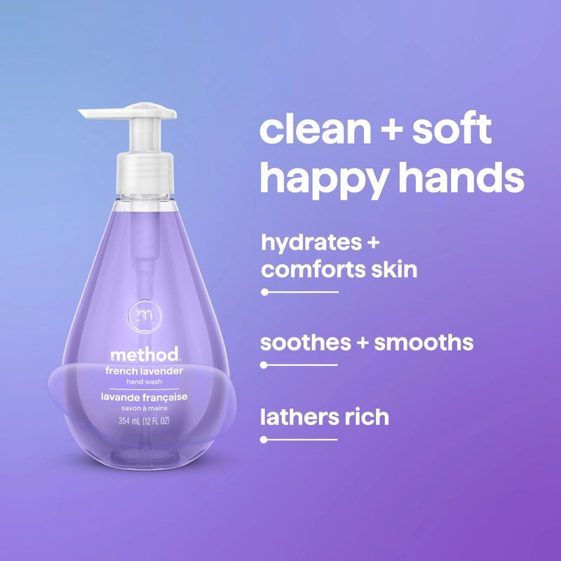 Method Gel Hand Wash, French Lavender, 12oz