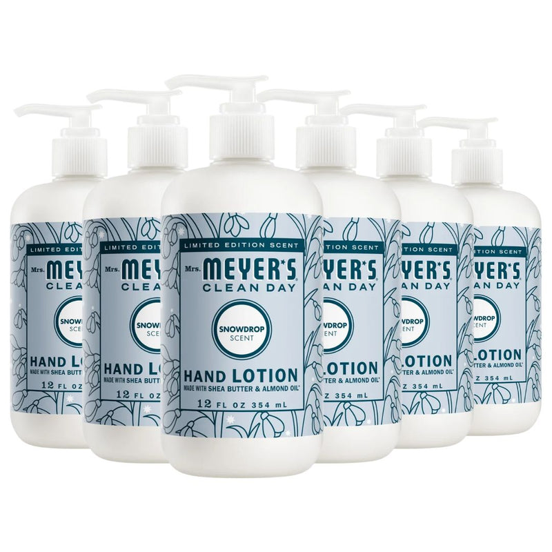 Mrs. Meyer's Clean Day Hand Lotion, Snowdrop, 12oz