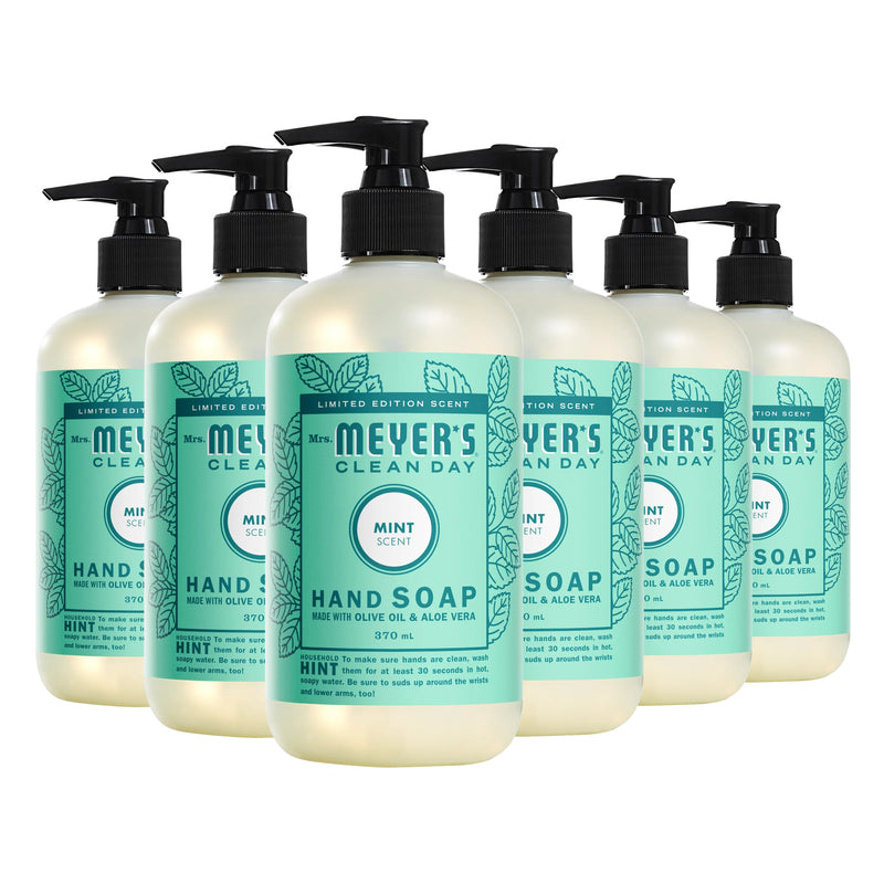 Mrs. Meyers Clean Day Liquid Hand Soap, Mint, 12.5oz