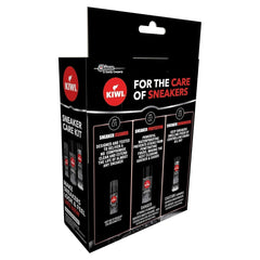 KIWI 3-Step Sneaker Care Kit, Cleaner, Protector & Deodorizer