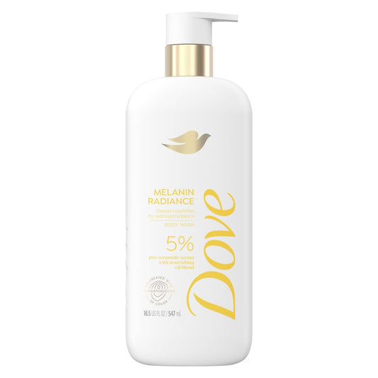 Dove Melanin Radiance Body Wash, Velvet Cherry Vanilla, 18.5oz -