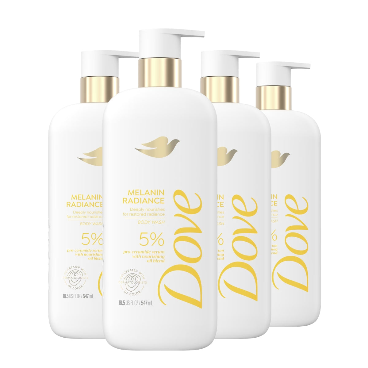 Dove Melanin Radiance Body Wash, Velvet Cherry Vanilla, 18.5oz -