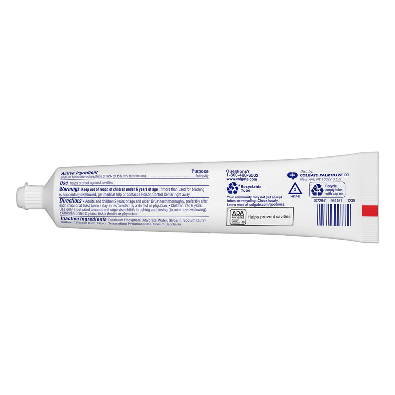 Colgate Cavity Protection Toothpaste, Travel Size, 2.5oz, 6-Pack