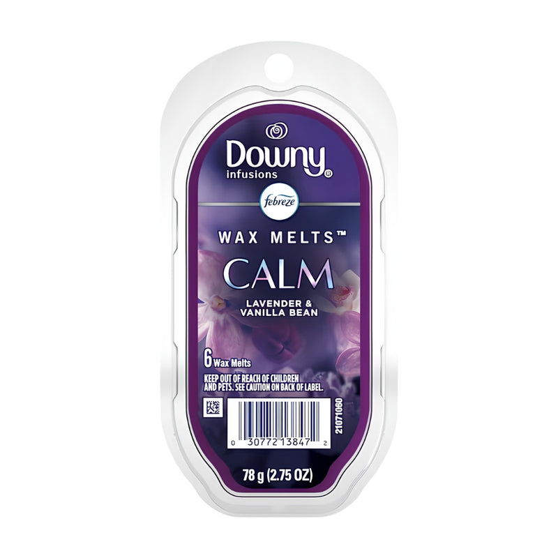 Febreze Downy Infusions Calm Wax Melts, Lavender & Vanilla Bean, 2.75oz, 6 Count